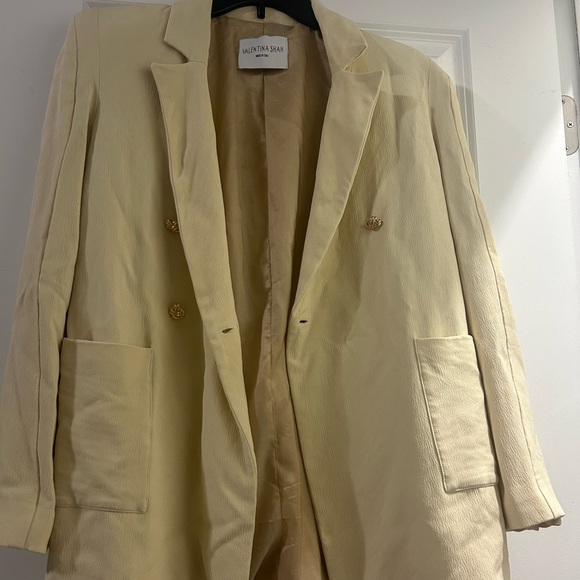 Valentina Shah Cream Blazer size 2 - Picture 10 of 11